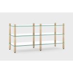 ТУМБА ПОД ТВ Latitude SAGA GLASS SET 003 светлый ясень — изображение 2