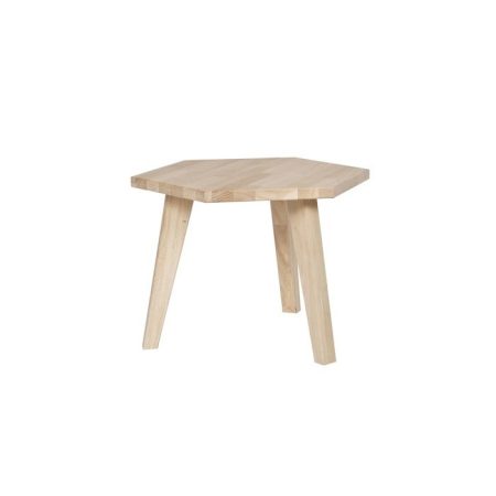 Кофейный столик  Hex solid oak side table из массива дерева
