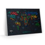 Карта travel map letters world — изображение 16