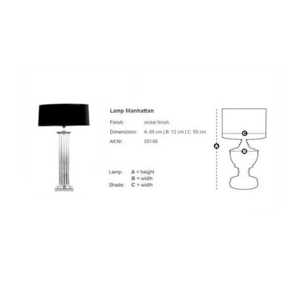 Настольная лампа  Manhattan — изображение 2