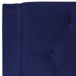 Кровать Wing-2 180x200 см Велюр Синий — изображение 8