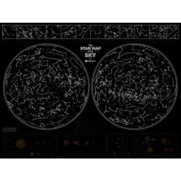 Карта star map of the sky — изображение 14