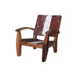 Кресло Ньютон из массива древесины рыбацкого судна