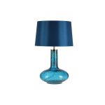  Настольная лампа Crisbase с синим абажуром