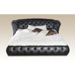 Кровать Letto GM 05 с обивкой из экокожи или велюра 140х200 см — изображение 2