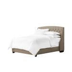 Кровать Hugo 160х200 см Велюр Серый