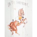 Ширма расписная из дерева махагони, украшена росписью ручной работы 190x120x3 см — изображение 2