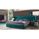 Кровать Letto GM 20 с обивкой из экокожи или велюра 160х200 см — изображение 3