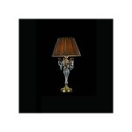 Настольная лампа Illuminati с абажуром темно-коричневого цвета