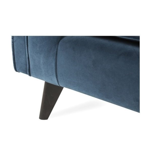 Диван Jack2 трехместный Синий Велюр — изображение 4