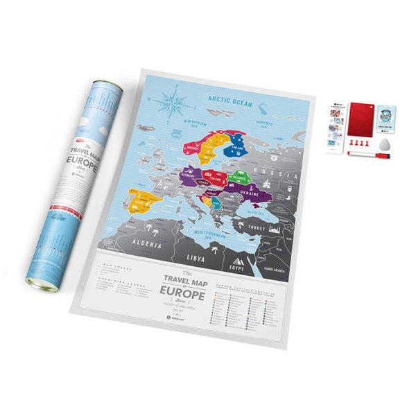 Карта travel map silver europe — изображение 15