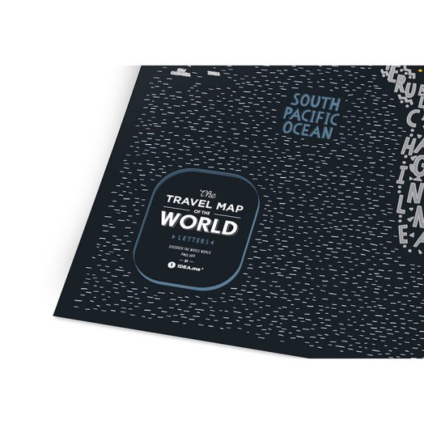 Карта travel map letters world — изображение 31