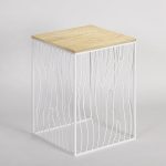 Журнальный стол Poole lite white светлый дуб