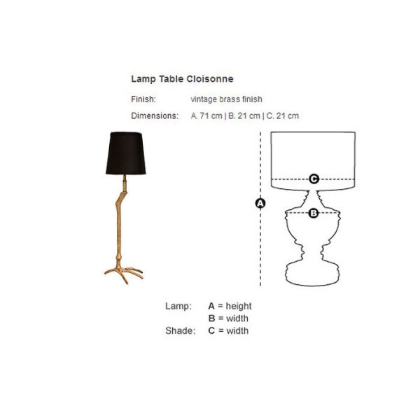 Настольная лампа  Cloisonne — изображение 3