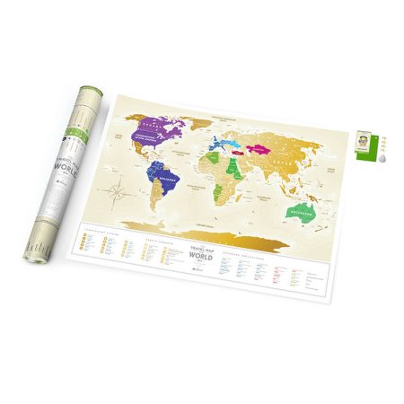 Карта travel map gold world ru