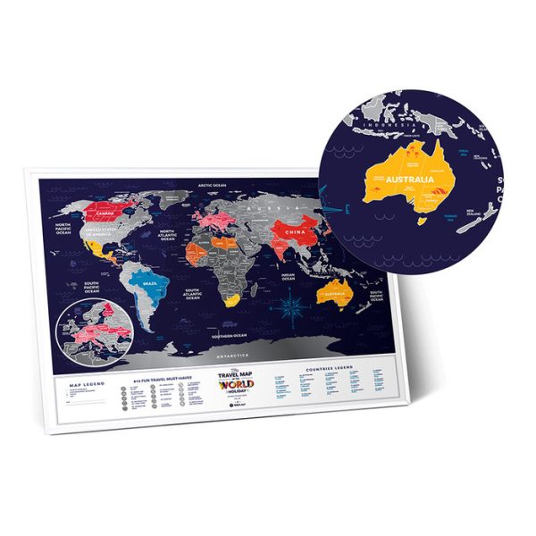 Карта travel map holiday world — изображение 11