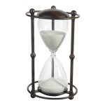 Часы песочные Evergreen White