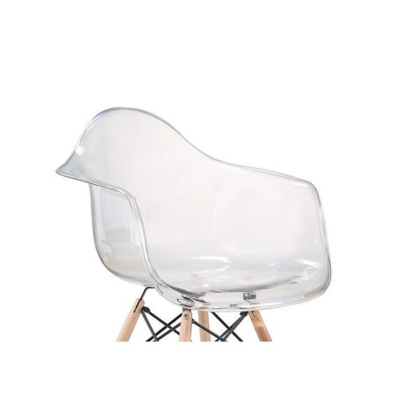 Стул-кресло с прозрачным сидением — изображение 3