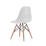 СТУЛ EAMES на деревянных ножках Белый
