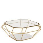 Журнальный столик  Asscher в виде кристалла 