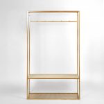 Вешалка в прихожую Hallra gold светлый дуб