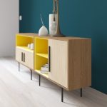 Комплект-5 из коллекции Bdesign Tube желтый/шпон дуба — изображение 3