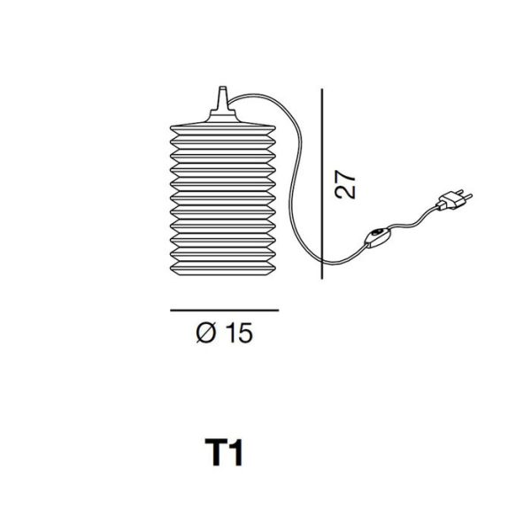 Настольная лампа Rotaliana LAMPION azzurro — изображение 5