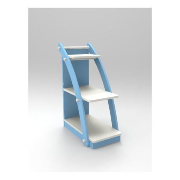 Стеллаж Парус К8 Пастельно-бирюзовый — изображение 11