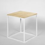 Журнальный стол Mata white светлый дуб