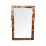 Зеркало Rainbow из дерева манго