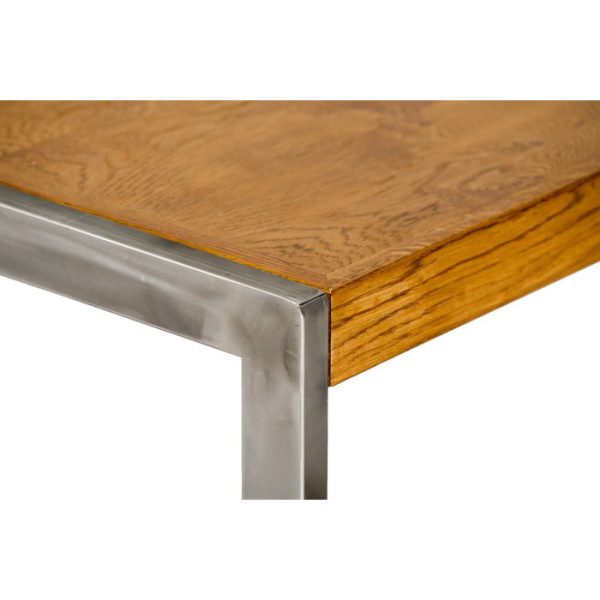 Журнальный стол с дубовой столешницей — изображение 3