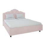 Кровать Palace 200x200 см Велюр Пыльная роза — изображение 2
