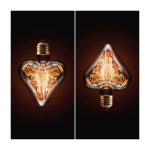 Лампа накаливания прозрачное сердце