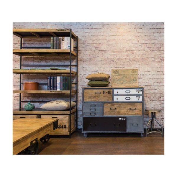  комод на колесиках в индустриальном стиле Maverick — изображение 4