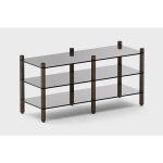 ТУМБА ПОД ТВ Latitude SAGA GLASS SET темный ясень