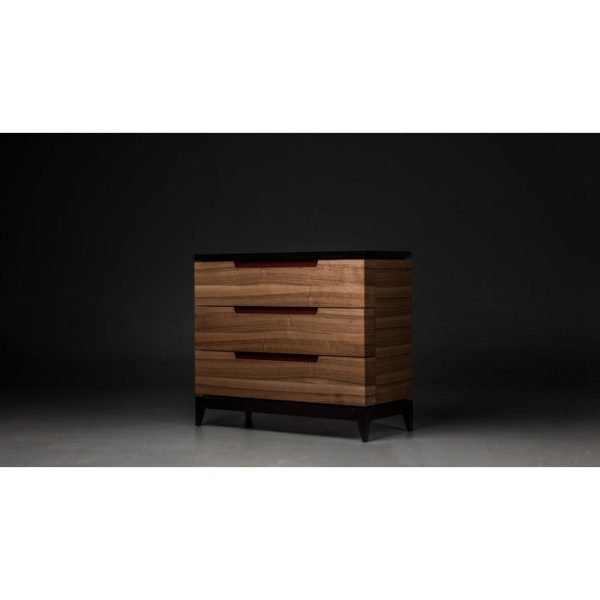  Комод с тремя выдвижными ящиками ALTO Орех Европейский — изображение 3