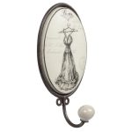 Декоративный настенный крючок Eleganza