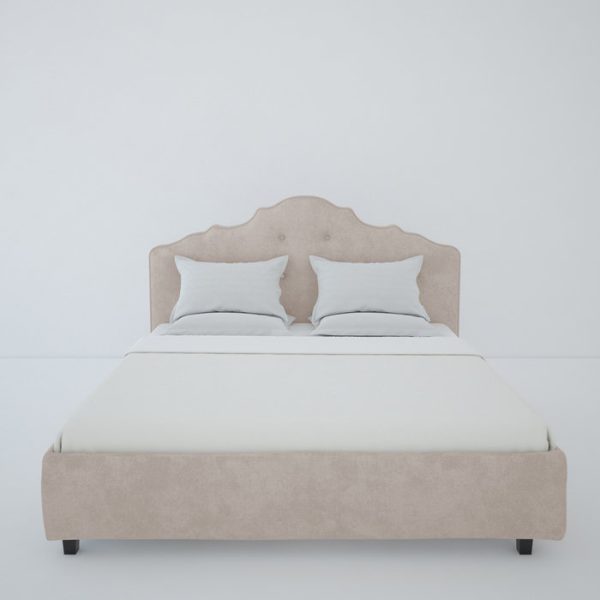 Кровать Palace 180x200 см Велюр Серый — изображение 4