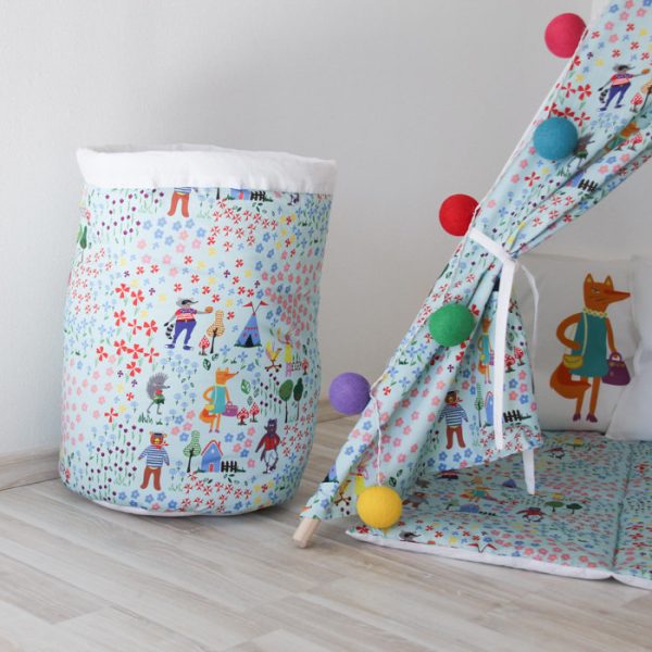 Тканевая корзина Forest Party из 100% хлопка — изображение 2