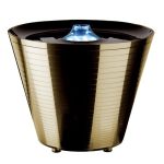 Настольная лампа-контейнер Rotaliana Multipot золотого цвета