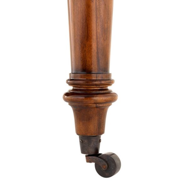 Раздвижной обеденный стол на колесиках  Table Trafalgar из натурального дерева — изображение 4