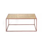 Журнальный стол London copper светлый дуб