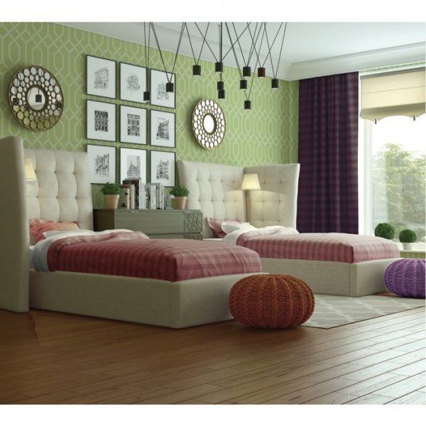Кровать FELICE SINGLE BED LEFT CORNER 90х200 — изображение 3