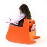 кресло-качалка Hiya оранжевое Spot On Square  — изображение 5