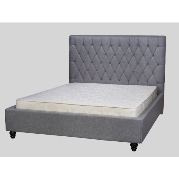 Кровать выполнена в каретной стяжке 200х160 см — изображение 2