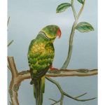 Настольная керамическая Лампа с белым абажуром — изображение 4