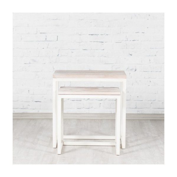 Журнальный столик (2 шт) Industrial с деревянной столешницей — изображение 3