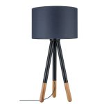 Настольная лампа Paulmann Rurik с черным абажуром