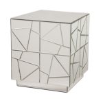 Кофейный столик Kira полностью покрытый зеркальными панелями