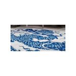 Круглый ковер GAN Blue china из 100% шерсти диаметр 250 см — изображение 3